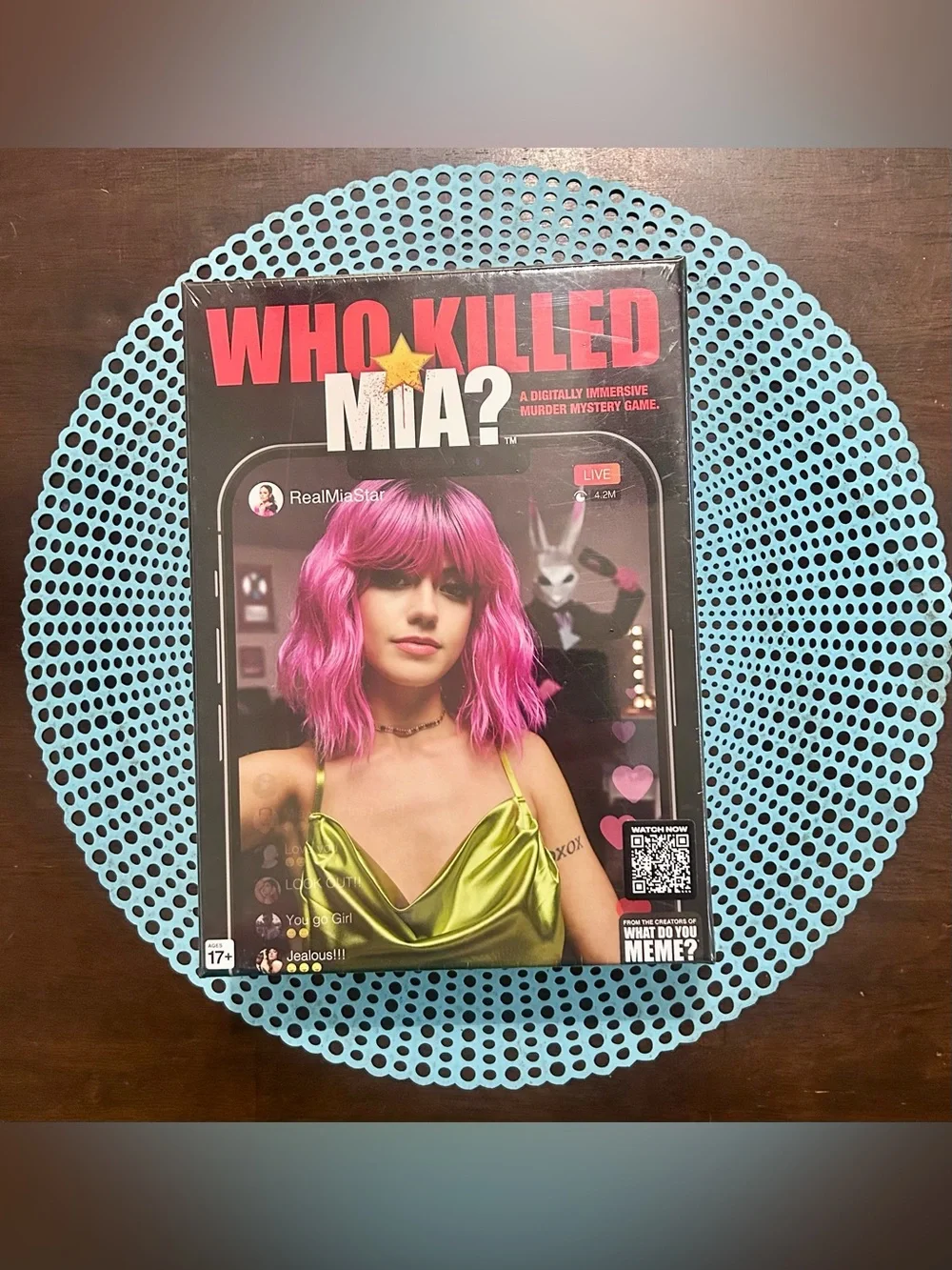 BRAND NEW -  Who Killed Mia: A Digitally Immersive Murder Mystery Board Game